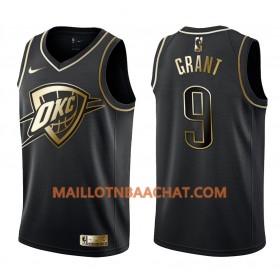 Maillot NBA Oklahoma City Thunder Jerami Grant 9 Nike Noir Golden Edition Swingman - Homme